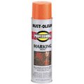 Rust-Oleum Rust-Oleum 2564-838 16 oz Safety Red Inverted Marking Spray Paint 2564-838